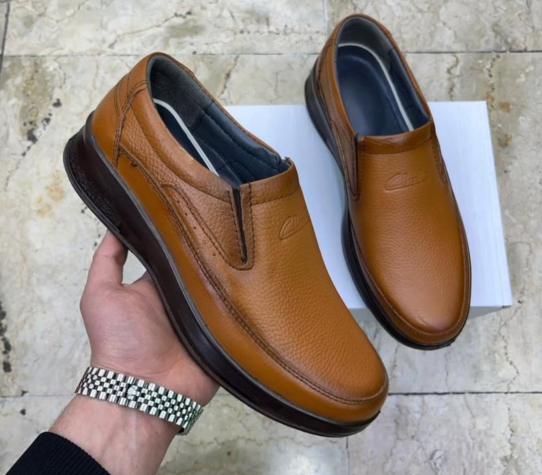 کفش چرم طبیعی گاوی مردانه