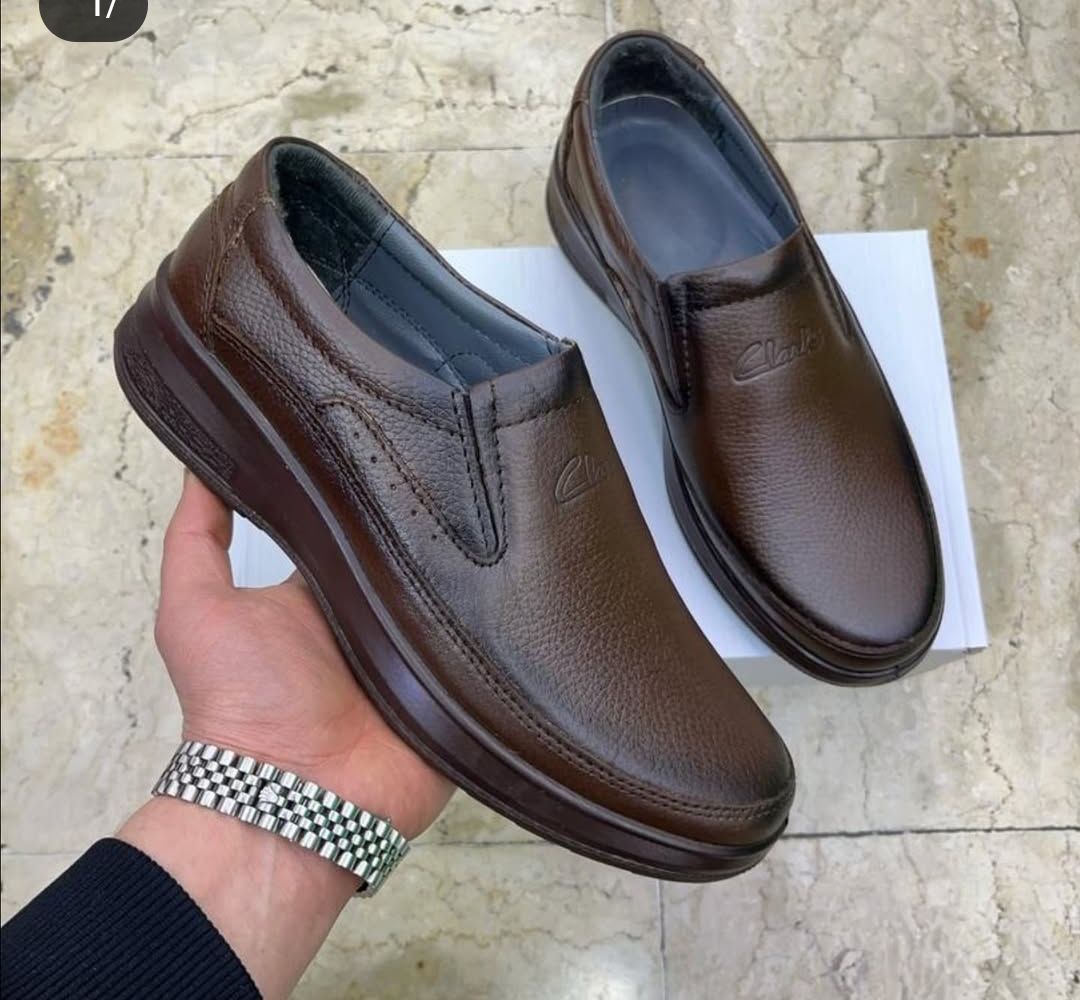 کفش مجلسی چرم طبیعی مردانه