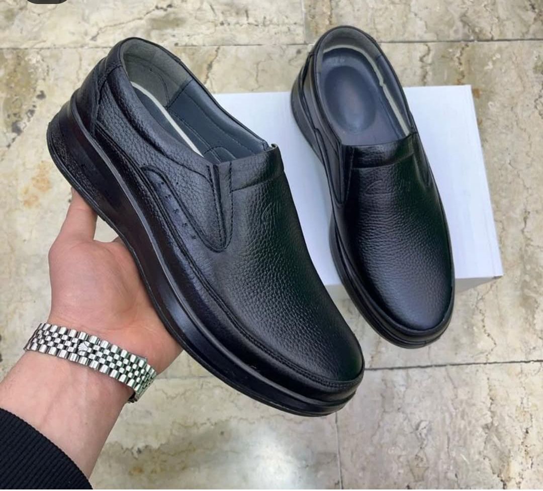 کفش مجلسی چرم طبیعی مردانه