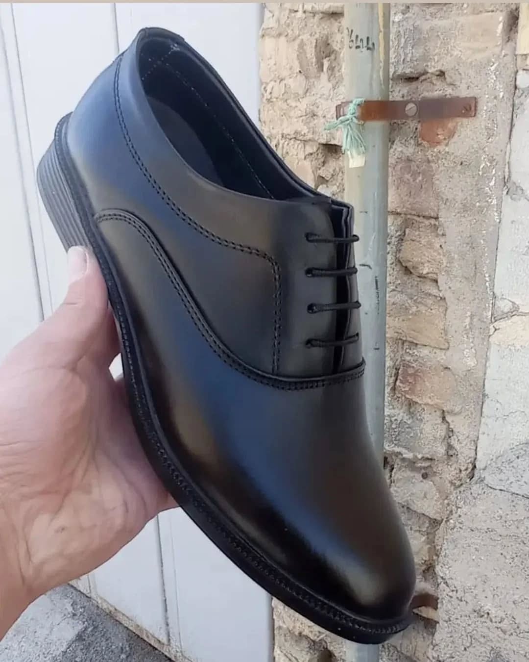 کفش مجلسی چرم طبیعی مردانه