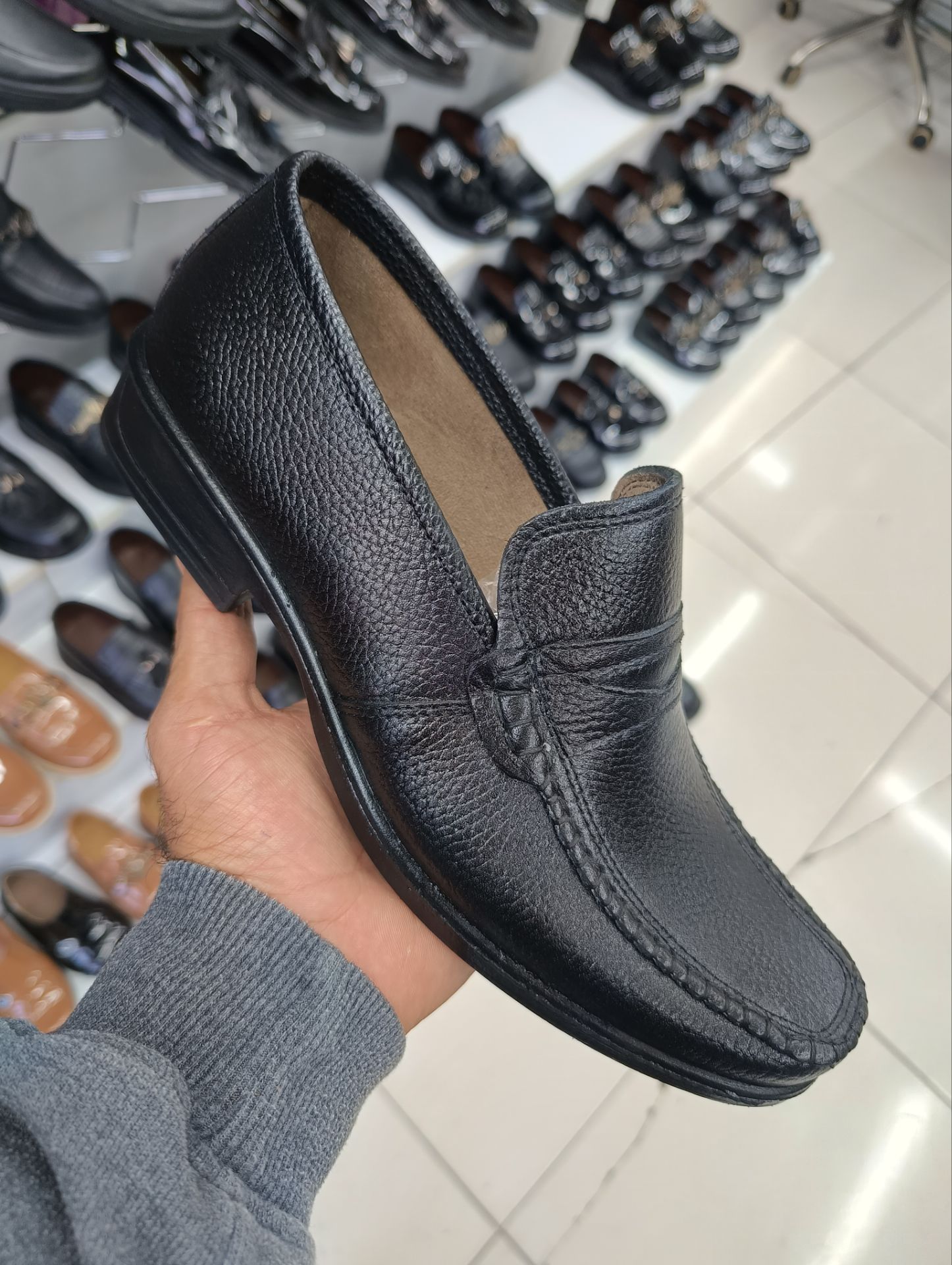 کفش مجلسی چرم گاوی درجه یک انصاری